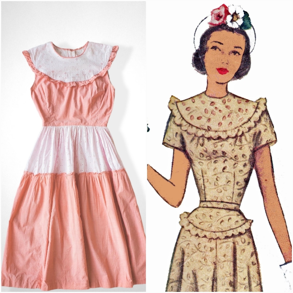 Vintage 1940's Prarie Dress
